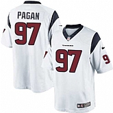 Nike Men & Women & Youth Texans #97 Pagan White Team Color Game Jersey